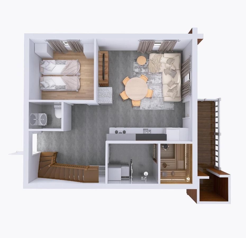 Alppitaehti, Huoneisto Hilla Apartment Levi Ngoại thất bức ảnh